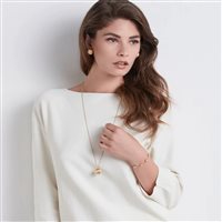 Collier Marco Bicego Femme Africa in Or jaune Diamante 0.03 Ct CB1480-B - CB1480-B